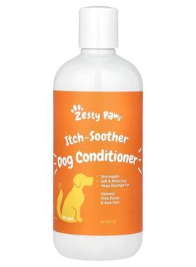 Zesty Paws,Itch-Soother Dog Conditioner, All Ages , 16 fl oz