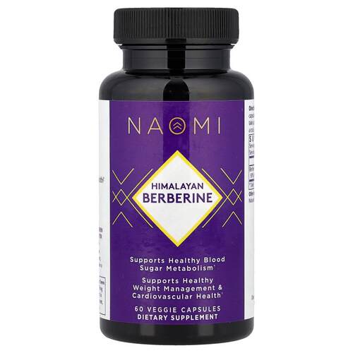 NAOMI,Himalayan Berberine, 60 Veggie Capsules (500 mg per Ca