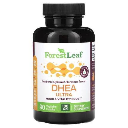 Forest Leaf,DHEA Ultra , 100 mg , 90 Vegetable Capsules