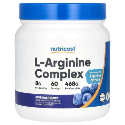 Nutricost,L-Arginine Complex, Blue Raspberry, 16.7 oz (468 g