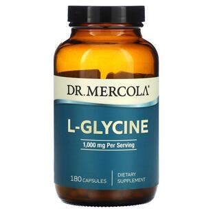 Mercola博士,L-Glycine, 500 mg, 180 Capsules