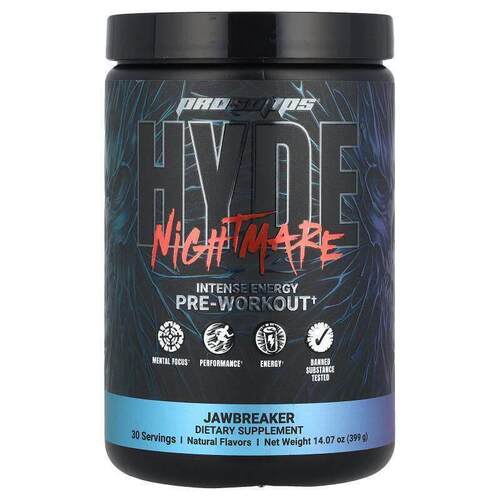 ProSupps,HYDE® Nightmare，优效能量锻炼前配方