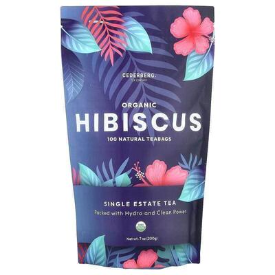 Cederberg Tea Co,Organic Hibiscus, Caffeine Free, 100 Natura