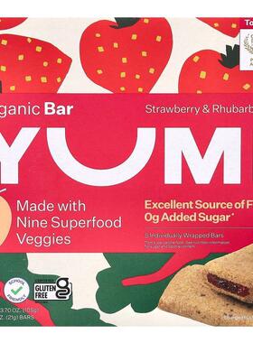 Yumi,Organic Bar, Toddler, Blueberry &amp;amp; Purple Ca