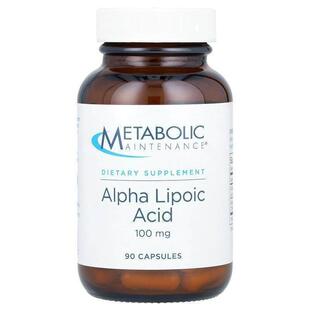 Metabolic Maintenance,Alpha Lipoic Acid, 100 mg, 90 Capsules