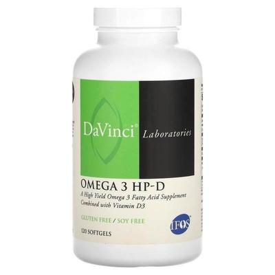 DaVinci Laboratories of Vermont,Omega 3 HP-D, 120 Softgels