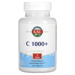 KAL,C 1000+, 100 Tablets