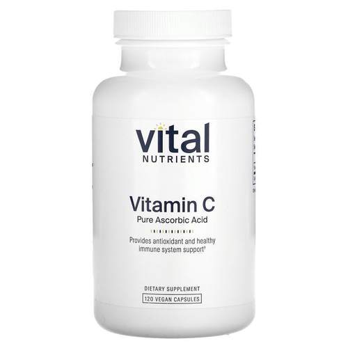 Vital Nutrients维生素C120 粒素食胶囊