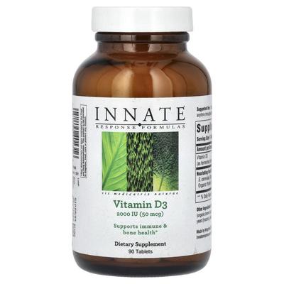 Innate Response Formulas,维他命 D3，2000国际单位，90片