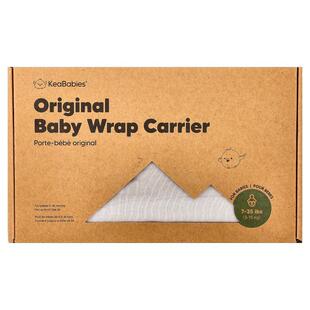 KeaBabies,Original Baby Wrap Carrier, 0-36 Months, Stone Gra