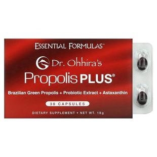Dr. Ohhira's, Essential Formulas Inc.,Propolis Plus, 30 粒胶