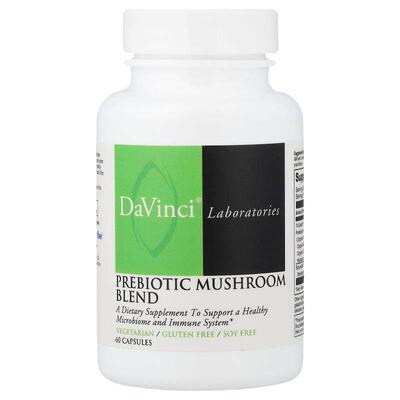DaVinci Laboratories,Prebiotic Mushroom Blend, 60 Capsules