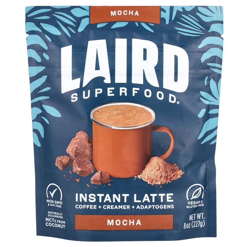 Laird Superfood,Instant Latte, Coffee + Creamer + Adaptogens