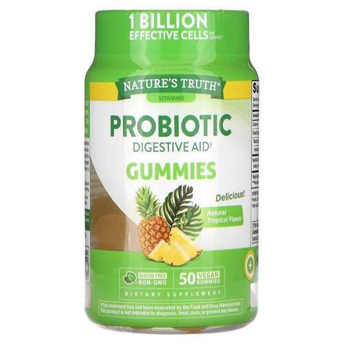 Nature's Truth,支持软糖，天然热带风味，50 粒全素软糖