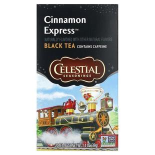 斯乐,Black Tea, Cinnamon Express, 20 Tea Bags, 1.4 oz (39 g)
