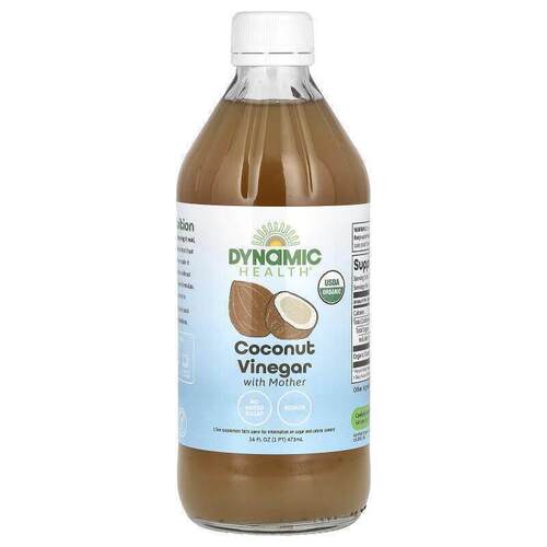 Dynamic Health,Organic Coconut Vinegar with Mother