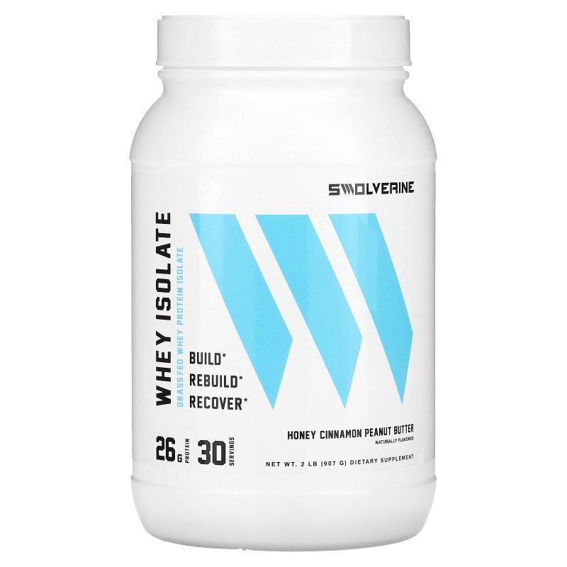 Swolverine,Whey Isolate, Honey Cinnamon Peanut Butter