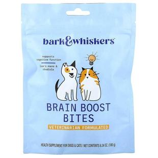 Mercola博士,Bark & Whiskers™, Brain Boost Bites, For Dog