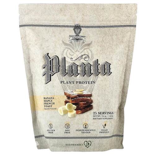 Ambrosia Collective,Planta, Plant Protein, Banana Maple Fren