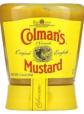 Colman's牛头牌原装英国芥末黄芥末无脂肪日式寿司料理