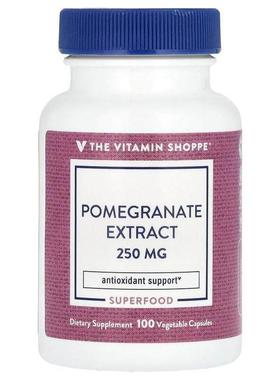 The Vitamin Shoppe,Pomegranate Extract, 250 mg, 100 Vegetabl