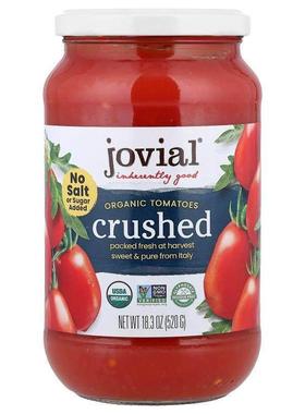 Jovial,Organic Crushed Tomatoes, 18.3 oz (520 g)
