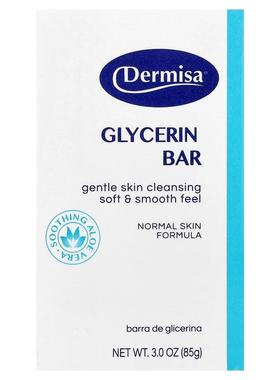 Dermisa,Glycerin Bar Soap, For Normal Skin, 3 oz (85 g)