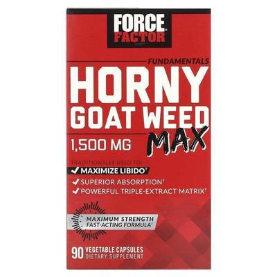 Force Factor Fundamentals特强淫羊藿素食胶囊男性易吸收快效