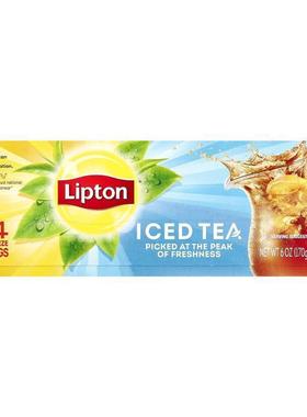 Lipton,Black Tea, Iced Tea, 24 Family Size Tea Bags, 6 oz (1