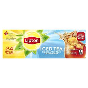 Lipton,Black Tea, Iced Tea, 24 Family Size Tea Bags, 6 oz (1
