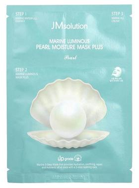 JM Solution,海洋珍珠补水白皙面膜 3 部曲，1 片装