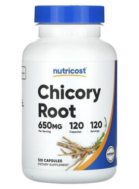 Nutricost,Chicory Root, 650 mg, 120 Capsules