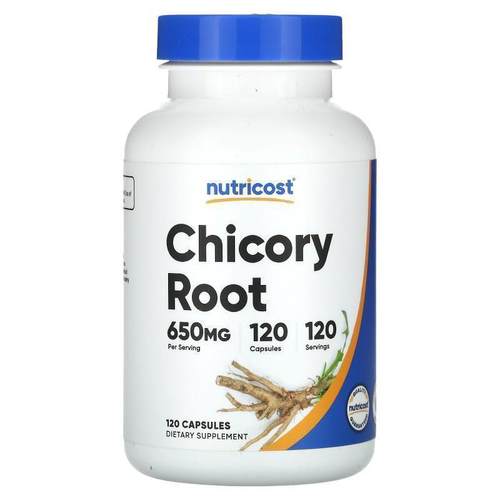 Nutricost,Chicory Root, 650 mg, 120 Capsules