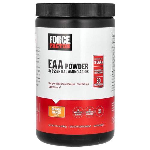 Force Factor,EAA Powder, Orange Mango, 10.4 oz (294 g)