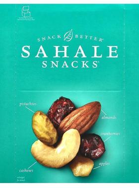 Sahale Snacks混合干果混合水果＋坚果混合物健康食物干烤坚果多