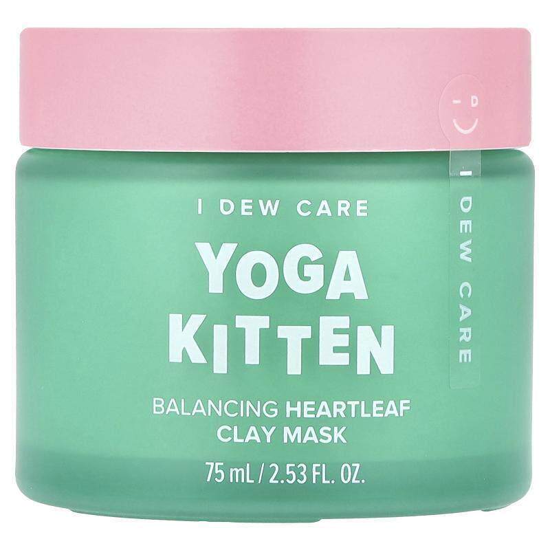 I Dew Care,Yoga Kitten，平衡爽肤鱼腥草粘土美容面膜，2.53 盎7
