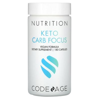 Codeage,Keto Carb Focus, 180 Capsules