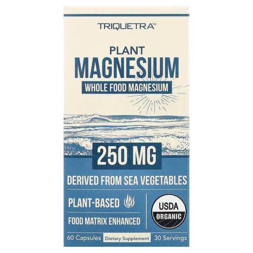 Triquetra Health,Plant Magnesium, 60 Capsules