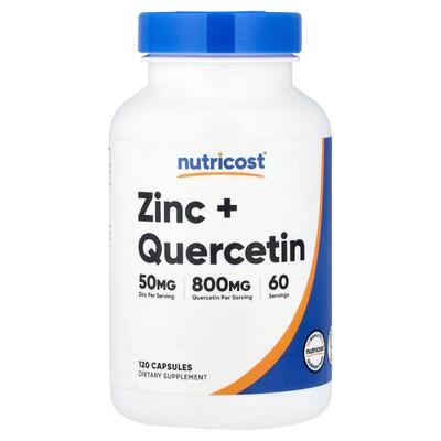 Nutricost,Zinc + Quercetin, 120 Capsules