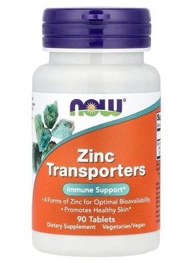 诺奥,Zinc Transporters, 90 Tablets (22 mg per Tablet)