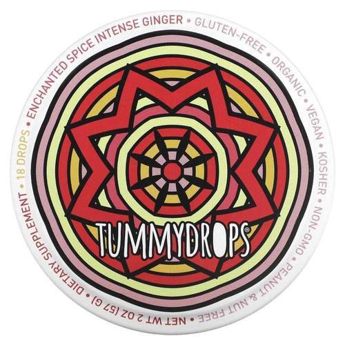 Tummydrops,Enchanted 辛辣姜味滴剂，18 滴，2 盎司（57 克）