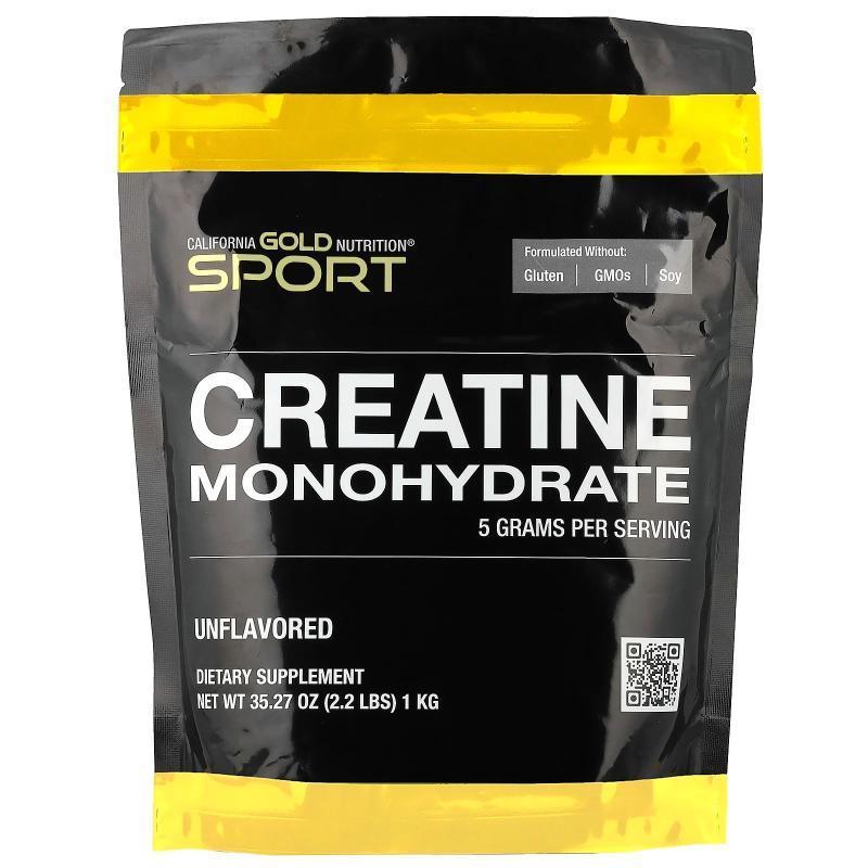California Gold Nutrition,Sport, Creatine Monohydrate, Unfla