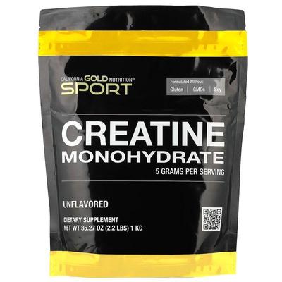 California Gold Nutrition,Sport, Creatine Monohydrate, Unfla