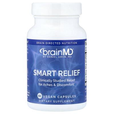BrainMD,Smart Relief, 60 Vegan Capsules