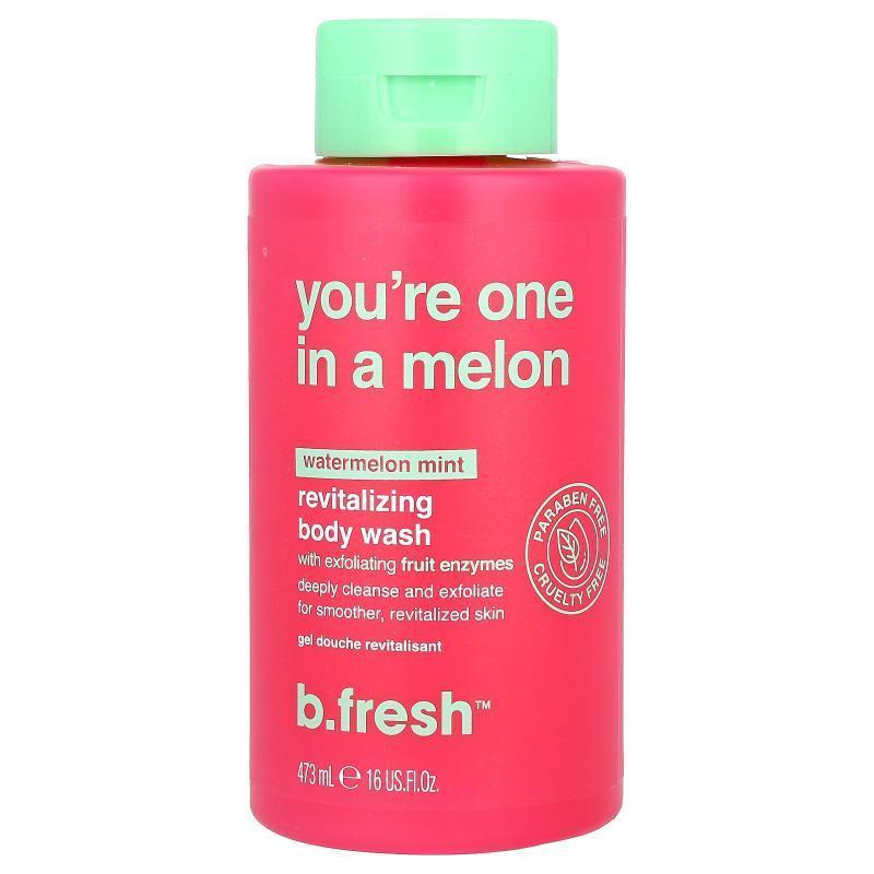b.fresh,You're One in a Melon, Revitalizing Body Wash, Water