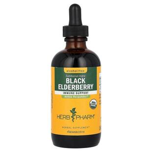 Herb Pharm,Black Elderberry, Alcohol-Free, 4 fl oz (120 ml)