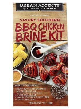 Urban Accents,美味南方烧烤鸡腌制套装，7 盎司（198 克）