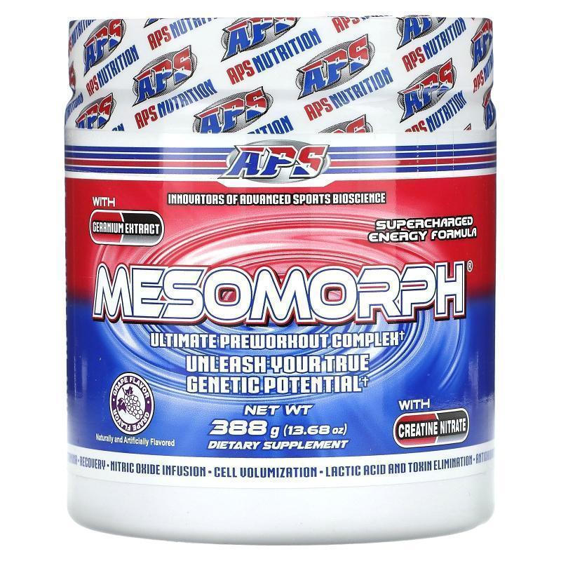 APS,Mesomorph, Grape , 13.68 oz (388 g)