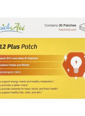PatchAid,B12 Plus 贴片，30 片
