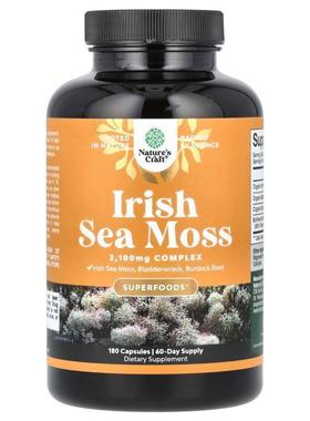 Natures Craft,Irish Sea Moss, 2,100 mg, 180 Capsules (700 mg